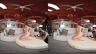 Ass Worship With Redhead British Milf- Bts Vr Voyeur View