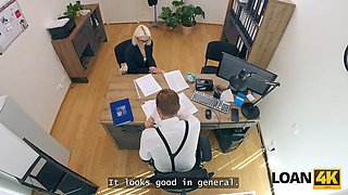 Loan4k. amateur office porno with a whorey cheater and a loan manager