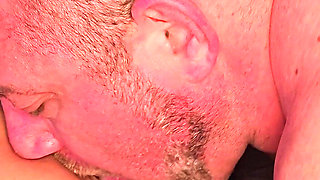 Muscled Hubby Fucks His Wife's Friend While She's at Work!