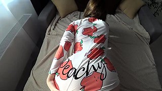 Morning riding from Stepsister with cum on Tits - Anny