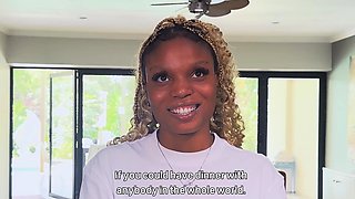 This BLACK TEEN was shy at first