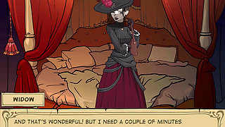 Witch Hunter Trainer - Horny BDSM Widow MILF with Big Tits Gets Fucked Rough