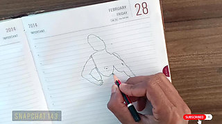 Komal was with the teacher for the exam but her mood changed.