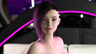Gambling amateur's 3d cartoon clip