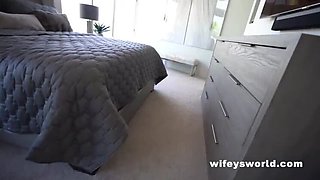 Blonde MILF Swallows Huge Loads - Cum Swallowing Queen Fucked Hard