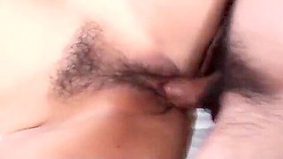 J-girl Gets Thick Creampie Between Very Hairy Pussy Lips - Nozomi Kahara