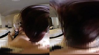 In the dim room, the sensual tune played as she imagined straddening me in lingerie, lost in the intense passion and pleasure of our steamy encounter. Our bodies merged, giving into the irresistible attraction.: VR Porn