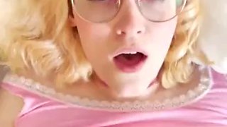 Busty amateur blonde teen fucked to orgasm. I meet her in Horer.ey
