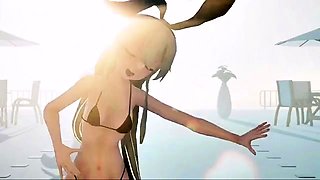 Awesome hentai anal sex with stunning excited nurse