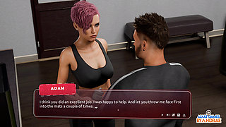 Ep2: Flirty Emma in the Gym - Sex Coach: Hot Yoga