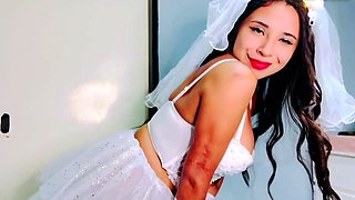 Cute teen anne solo anal masturbation