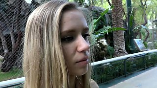 Cute blonde teen dallas gives a great pov blowjob
