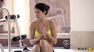 Black4k featuring Madelina Dee's pussy licking sex