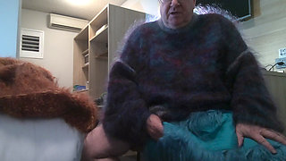 Mohair masturbation