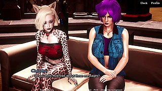 Visual, adult cartoon, harem