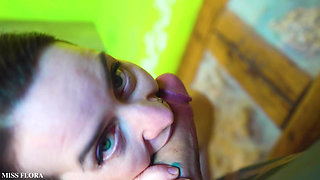 POV Cock Biting Blowjob & Cumming on My Teeth with Nikolaz Zpageti