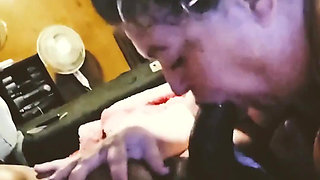 A college Teacher Sucking My Dick & Swallowing the Whole Load