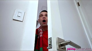 Johnny Love Anal Slams Natasha Nice BBW Stepmom Christmas