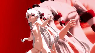 Awesome hentai anal sex with stunning excited nurse