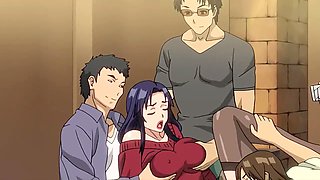 Gang-bang, orgasm, big-cock