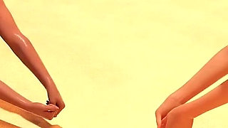 Taboo University #02 - Goth 18 Year Old Gives Me a Handjob in the Shower