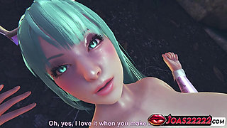 Morrigan Aensland's Sensual Secrets: Rule34 3D Hentai Animation - Big Boobs Massage, Intimate Pussy Lick, and Intense Fingering