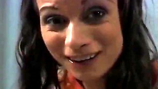 Double Penetration For A Hot Brunette Girl - Maren Beautte And Johnny Thrust