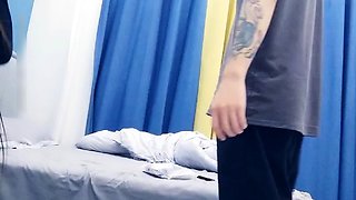 Lovely Amateur teen brunette masturbating outdoor