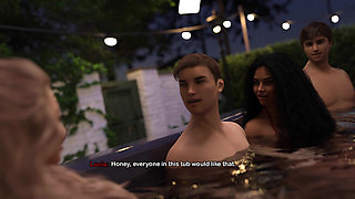 MY BIMBO DREAM 41 - Hot Latina Gives Double Handjob In Jacuzzi