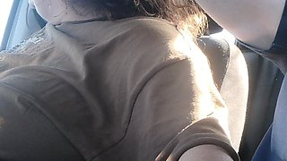 Stacy Gave Jhonny a Kinky Handjob in His Car ( Dirty Talk )