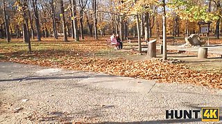 Hunt4k. she shows her knockers for currency and cheats on her gf