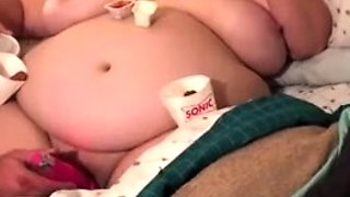 Fat Obese Juicy Josie Feeding Fetish and Homemade Doggy