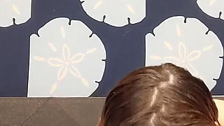 Custom POV BJ with GF watching