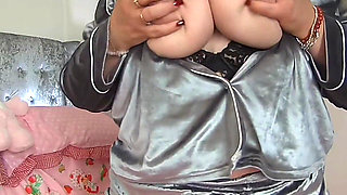 Huge Boob BBW Swallows My Load
