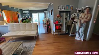 Stunning Milf Mandy Waters Can't Resist Seducing Her Step Son