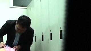 Cute amateur asian web cam girl playing with her toy