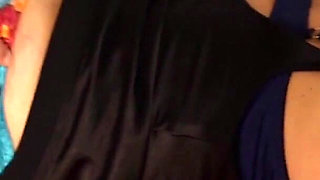 French Amateur, Clothed-sex, Satin Lingerie, Rimming, Blowjob, Cumshot