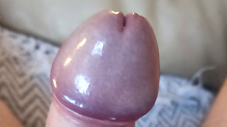 Lying in Bed and Jerking off My Cock Until I Orgasm, It's so Nice