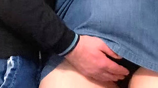 Stranger Touching my Panties Under Skirt - Public Dirty Hands