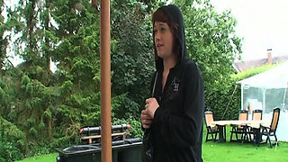 Old grandpa fucks his granddaughter and then grandma and his friend join him