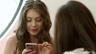 Olivia Nova Gets Face Fucked by Big Cock - Blowjob & Doggy Style