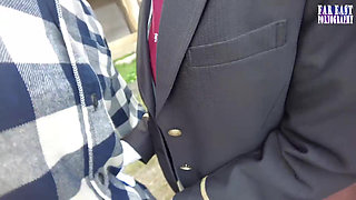 Rail-tease Rendezvous with a Short-cut Cutie Savoring Every Warm Drop Part.2