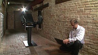 Slave Being Penetrated on BDSM Gyn Chair