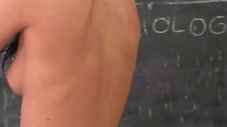 Olds Fuck Dolls - Perfect 18yo College Girl Hunts Her Cunt in the Class Room