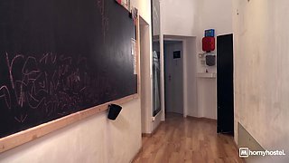 Jason Steel Arouses with Blonde Bukkake in Hostel Payment Play