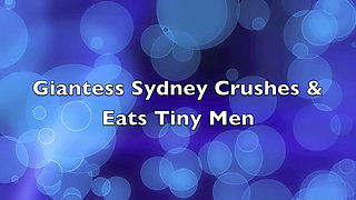 Pantyhose Giantess Eats & Crushes Tiny Men