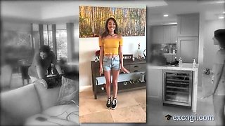 EXCOGI's Audition: 22-Year-Old Luna Mars, a Hot Brunette, Experiences Sibian Thrusts & Facial Delights!