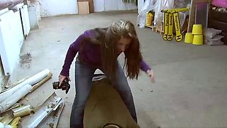 Blonde amateur milf does anal on pov camera 11