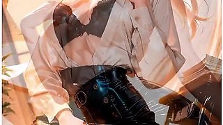 Dominant Office Boss After Hours You Work, She Commands. Ai Generated