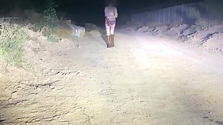 Anne Steele Nude Flashing on Road